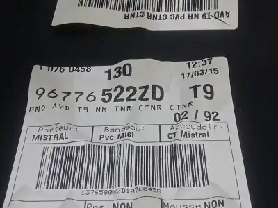 Автозапчастина б/у обработка передніх правіх дверей для peugeot 308 sw ii (lc_, lj_, lr_, lx_, l4_) 1.6 hdi / bluehdi 115 (lcbhxm lcbhxt) посилання на oem iam 96776522zd  13-17