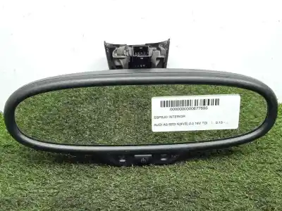 Peça sobressalente para automóvel em segunda mão ESPELHO RETROVISOR INTERIOR por AUDI A3 SEDÁN (8VS)  Referências OEM IAM 8U0857511A  