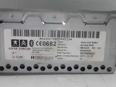 Pièce détachée automobile d'occasion système audio / radiocd pour citroen ds3 1.6 16v références oem iam 96778659xt - cofor 21491j02  