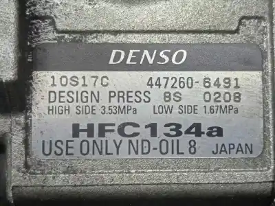Автозапчасти б/у компрессор кондиционера воздуха за mitsubishi montero (v80/v90) 3.2 di-d cat ссылки oem iam 4472606491 10s17c denso - 1.canales