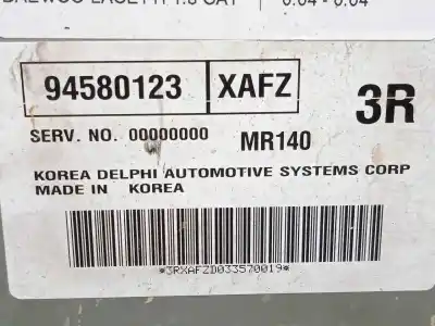 Second-hand car spare part ecu engine control for daewoo lacetti 1.8 cat oem iam references 94580123 - mr140 - xafz  
