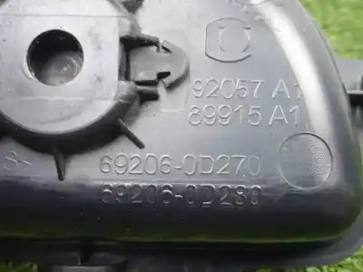 Pezzo di ricambio per auto di seconda mano maniglia interna anteriore sinistra per toyota auris (_e15_) 1.4 d-4d (nde150_) riferimenti oem iam 692060d270 - 692060d680  