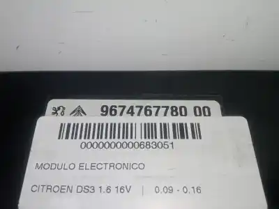 Second-hand car spare part electronic module for citroen ds3 1.6 16v oem iam references 967476778000  