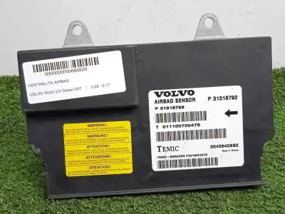 Second-hand car spare part AIRBAG CONTROL UNIT for VOLVO XC60  OEM IAM references P31318792 - 31318792 - 00405408B2  