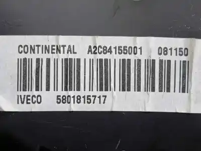 Автозапчастина б/у панель інструментів для iveco daily furgón 2.3 diesel cat посилання на oem iam a2c84155001 - 580181517  