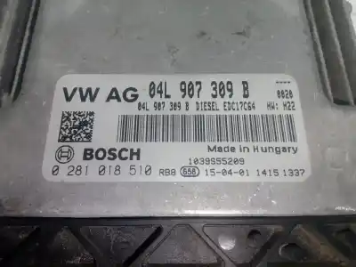 Second-hand car spare part ecu engine control for seat leon (5f1) 1.6 tdi oem iam references 04l907309 - 0281018510 edc17c64  Second-hand car spare part ecu engine control for seat leon (5f1) 1.6 tdi oem iam references 04l907309 - 0281018510 edc17c64