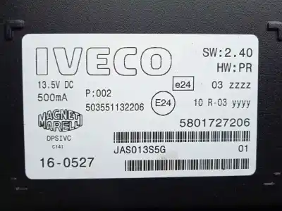 Автозапчасти б/у многофункциональный дисплей за iveco daily furgón 2.3 diesel cat ссылки oem iam 5801727206  