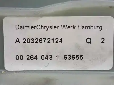 İkinci el araba yedek parçası vites kolu için mercedes-benz clase c (w203) berlina 2.2 cdi cat oem iam referansları a2032672124 - a2032672124q  