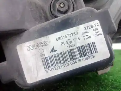 Автозапчастина б/у ліва фара для iveco daily furgón 2.3 diesel cat посилання на oem iam 5801473750  14-19