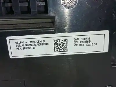 Second-hand car spare part climate control for citroen c4 lim. 1.6 hdi fap oem iam references 9666027477  