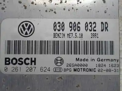 Second-hand car spare part ecu engine control for seat arosa (6h1) 1.0 oem iam references 0261207624 - 030906032dr - 26sa0000 - 18241623 - m  me7510