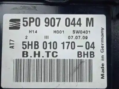 Peça sobressalente para automóvel em segunda mão comando de sofagem (chauffage / ar condicionado) por seat leon (1p1) 1.9 tdi referências oem iam 5p0907044m  