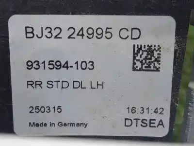 Автозапчастина б/у завнішня ручка задня ліва для land rover range rover evoque (l538) 2.2 d 4x4 посилання на oem iam bj3224995cd - 931594103  