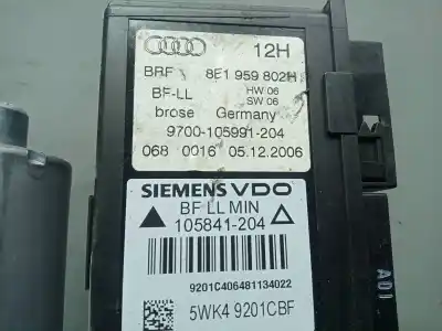 Автозапчастина б/у двигатель переднього правого скла для audi a4 avant (8e) 2.0 tdi посилання на oem iam 8e1959802h - 5wk49201cbf  