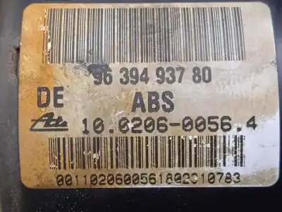 Second-hand car spare part abs for citroen c3 1.4 hdi (68 cv) 1.4 hdi oem iam references 10096011123 - 10020600564 - 9639493780  