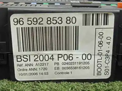 Second-hand car spare part power management control unit for citroen c3 1.4 oem iam references 9659285380 - bsi2004p06 - bsi2004  bsi2004