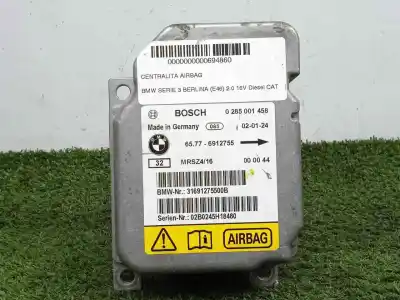 Second-hand car spare part airbag control unit for bmw serie 3 berlina (e46) 2.0 16v diesel cat oem iam references   mrsz416