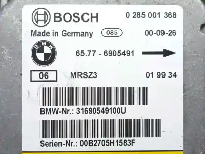 Second-hand car spare part airbag control unit for bmw serie 3 berlina (e46) 2.0 16v diesel cat oem iam references   mrsz416