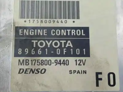 Автозапчасти б/у блок управления двигателем за toyota corolla verso (r1) 2.2 d-4d sol ссылки oem iam 896610f101 - mb1758009440  