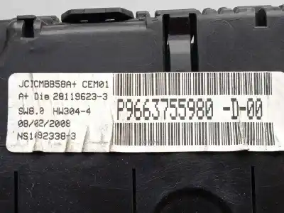 Second-hand car spare part dashboard for citroen c4 picasso i monospace (ud_) 1.6 hdi oem iam references 9663755980 - 281196233  