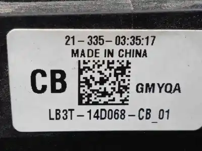 Second-hand car spare part fuse box unit for ford ranger (tke) 2.0 tdci panther cat oem iam references lb3t14d068cb  