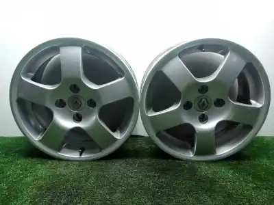Second-hand car spare part rims set for renault megane ii classic berlina 1.5 dci diesel 82 cv / 60 kw oem iam references 7711227743  15´´pulgadas