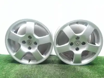 Second-hand car spare part rims set for renault megane ii classic berlina 1.5 dci diesel 82 cv / 60 kw oem iam references 7711227743  15´´pulgadas