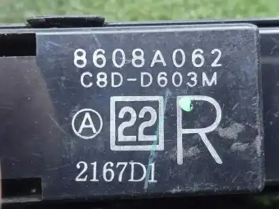 Second-hand car spare part rear right power window switch for mitsubishi outlander (cw0) 2.0 di-d cat oem iam references 8608a062 - c8dd603m  