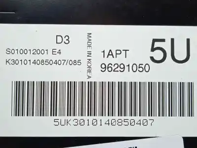 Second-hand car spare part ecu engine control for daewoo matiz 0.8 cat oem iam references 96291050 - s010012001  