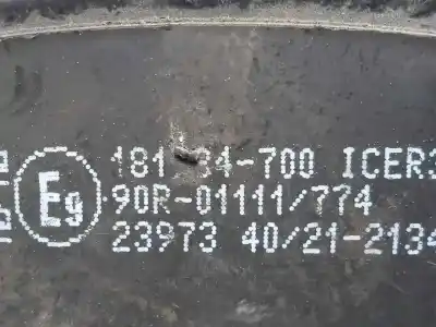 Second-hand car spare part brake pads for dacia duster 1.6 16v cat oem iam references 181534700  ø disco: 269mm