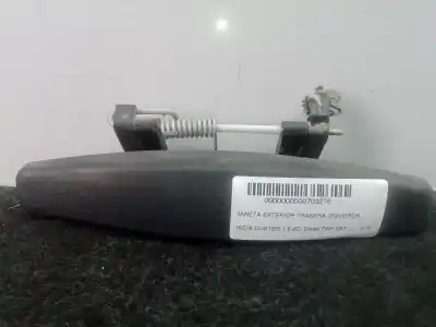Peça sobressalente para automóvel em segunda mão puxador exterior traseiro esquerdo por dacia duster 1.5 dci diesel fap cat referências oem iam 0501801 - 806074839r
