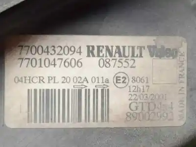 Pezzo di ricambio per auto di seconda mano faro anteriore sinistro per renault scenic rx4 (ja0) 1.9 dci salomon riferimenti oem iam 7700432094 - 7701047606 - 89002992  99-02