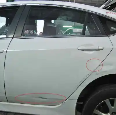 Peça sobressalente para automóvel em segunda mão porta do automóvel traseira esquerda por mazda 6 lim. (gh) 2.2 de 129cv active referências oem iam   