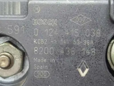 Second-hand car spare part alternator for dacia logan 1.4 cat oem iam references 012415038 - 8200438148 polea.embrague - 6.canales 98ah - bosch
