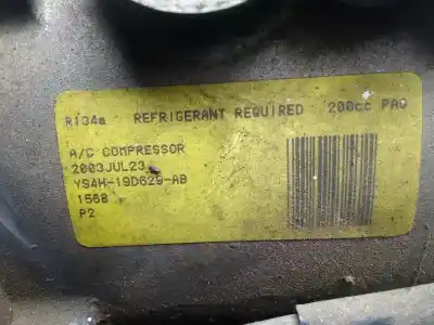 Автозапчастина б/у компресор кондиционера для ford tourneo connect (tc7) 1.8 tdci cat посилання на oem iam ys4h19d629ab sc90v visteon - 6.canales