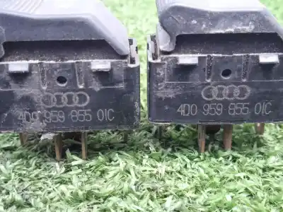 Second-hand car spare part left front power window switch for audi a4 berlina (b5) 1.9 tdi oem iam references 4d09598550ic  