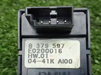 Second-hand car spare part rear right power window switch for bmw serie 7 (e65/e66) 3.0 turbodiesel cat oem iam references 8379597 - e0200016  