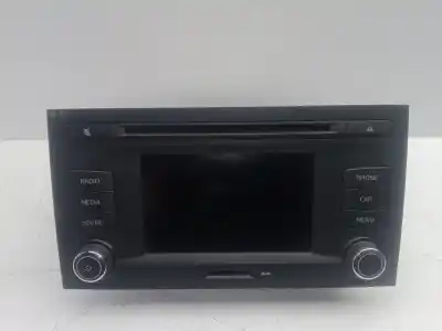 Second-hand car spare part audio system / radio cd for seat leon (5f1) 1.6 tdi oem iam references 5f0035869a Second-hand car spare part audio system / radio cd for seat leon (5f1) 1.6 tdi oem iam references 5f0035869a