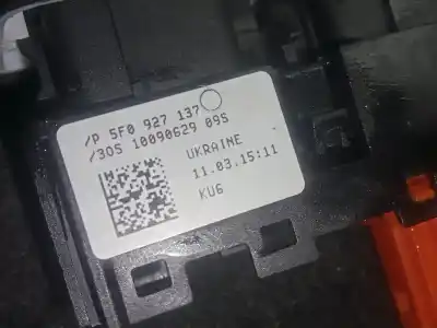 Second-hand car spare part switch for seat leon (5f1) 1.6 tdi oem iam references 5f0927137   Second-hand car spare part switch for seat leon (5f1) 1.6 tdi oem iam references 5f0927137