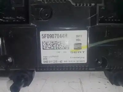 Second-hand car spare part heating / air conditioning control panel for seat leon (5f1) 1.6 tdi oem iam references 5f0907044h  