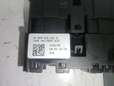 Second-hand car spare part switch for seat leon (5f1) 1.6 tdi oem iam references 5f0919234b   Second-hand car spare part switch for seat leon (5f1) 1.6 tdi oem iam references 5f0919234b