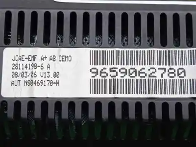 Second-hand car spare part multifunction display for citroen c4 coupe 1.4 16v oem iam references 9659062780  