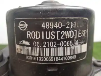 Second-hand car spare part abs for ssangyong rodius 2.7 turbodiesel cat oem iam references 06210902223 - 4894021100 - 06210200654  