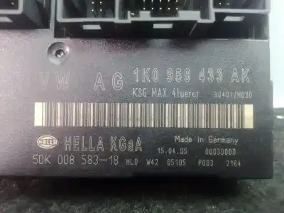 Second-hand car spare part electronic module for seat leon (1p1) 2.0 tdi oem iam references 1k0959433ak  