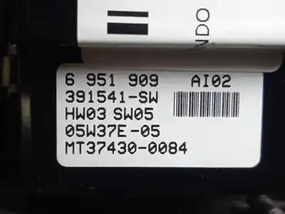 Second-hand car spare part left front power window switch for bmw 5 touring (e61) 525 d oem iam references 6951909  