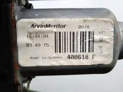 Автозапчастина б/у регулятор переднього правого скла для citroen c3 i (fc_, fn_) 1.4 i посилання на oem iam 400618 -400618f 02-09 - electrico 