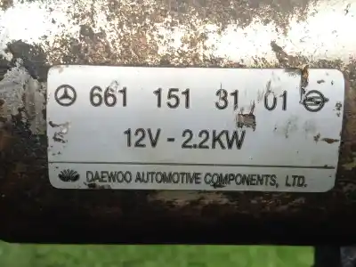 Second-hand car spare part starter motor for ssangyong musso (fj) 2.9 d oem iam references 6611513101   Second-hand car spare part starter motor for ssangyong musso (fj) 2.9 d oem iam references 6611513101