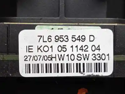 Автозапчастина б/у управління світлом для volkswagen touareg (7la, 7l6, 7l7) 2.5 r5 tdi посилання на oem iam 7l6953549d - 7l6953503 - 10090506   Автозапчастина б/у управління світлом для volkswagen touareg (7la, 7l6, 7l7) 2.5 r5 tdi посилання на oem iam 7l6953549d - 7l6953503 - 10090506
