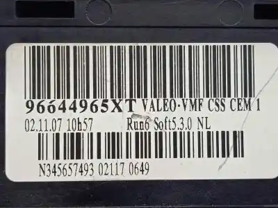 Pezzo di ricambio per auto di seconda mano controllo della luce per citroen c4 picasso i monospace (ud_) 1.6 hdi riferimenti oem iam 96644965xt  com.2000
