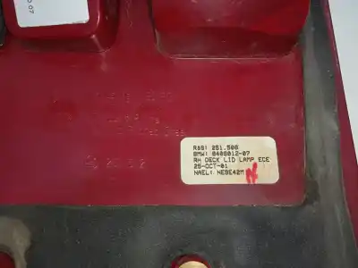 Second-hand car spare part interior rear right light for bmw x5 (e53) 3.0 24v cat oem iam references 251508 - 840901207 - 251612  